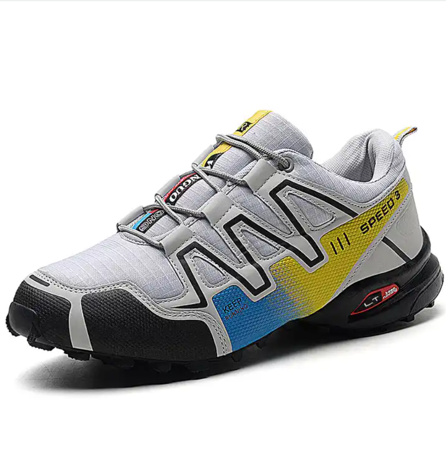 Fashion Leather Anti Slip Outdoor Mountain Desert Ankle Climbing Shoes,  Waterproof Hiking Boots