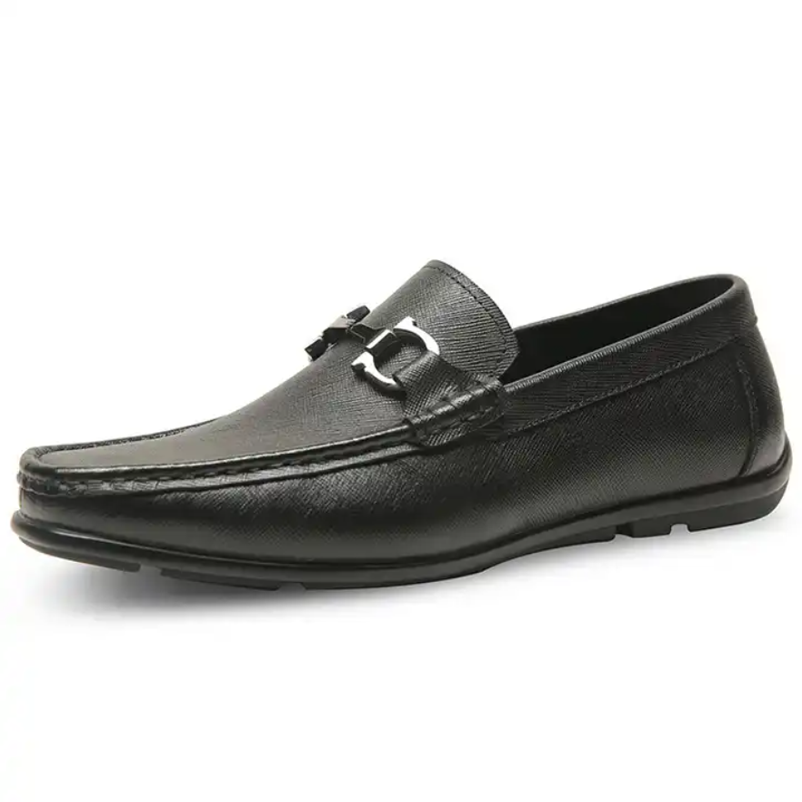 Men Business Genuine Leather Loafers Formal Casual Dress & Oxford Shoes