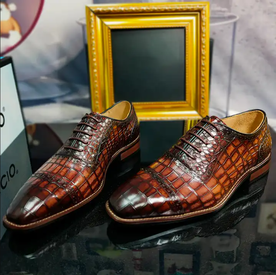 Men Leather Classical Fancy Shoes