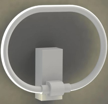 CEILING LIGHT OVAL 12W 175*50MM DL