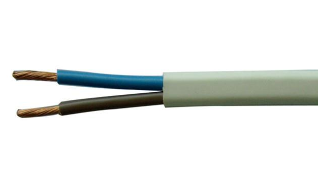 CABLE FLAT 2CX6MM+E GREY