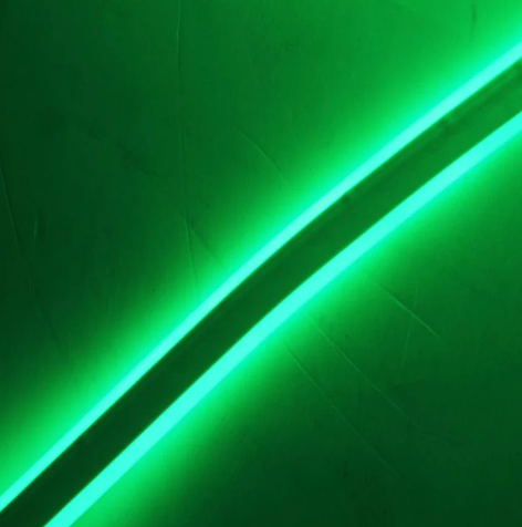 TRONIC STRIPLIGHT DOUBLE SIDE LED WITH NEON (8*18MM) SMD 2835 GREEN 100MTR