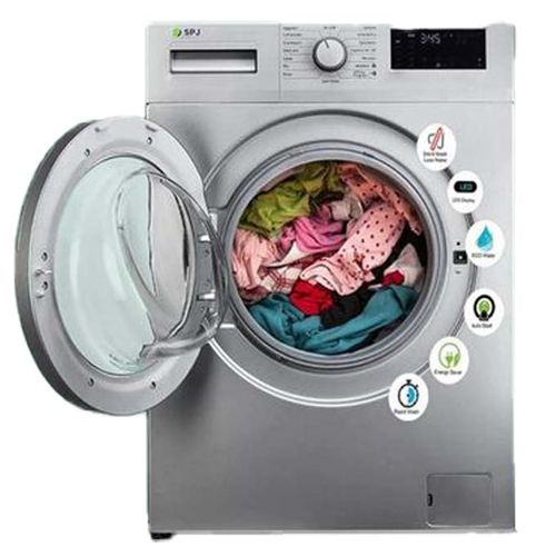 SPJ 8Kg Front Load Fully Automatic Washing Machine ( Grey )