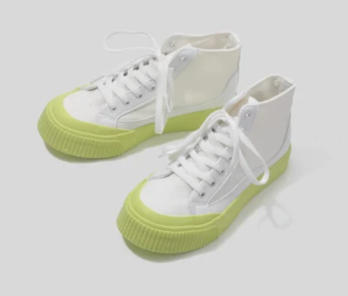 High-Top Flat Women Summer Breathable Vulcanized Shoes