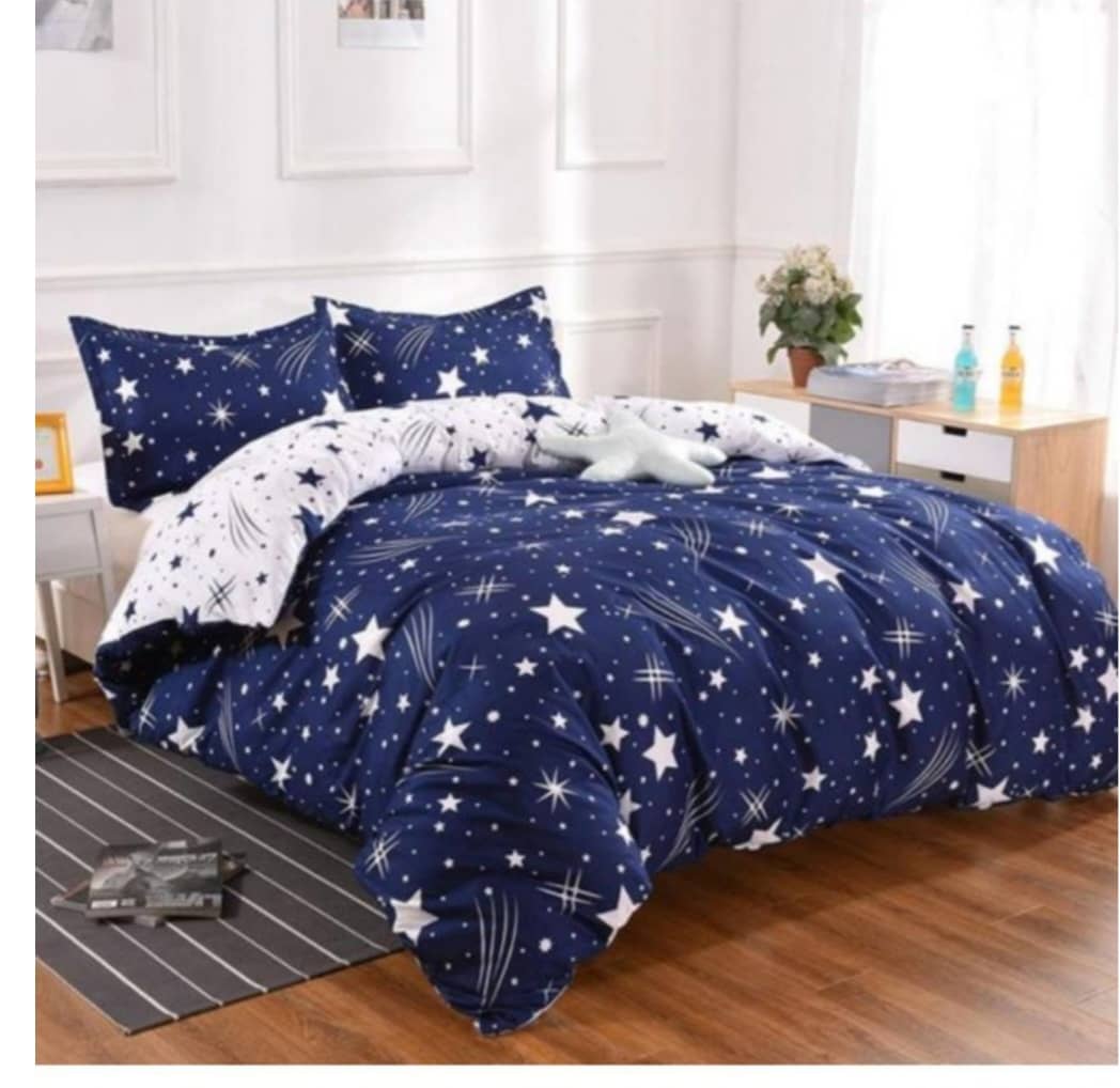 Duvet Set With 1 Bed Sheet & 2 Pillowcases 5*6 - Multicolor