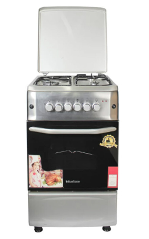 BlueFlame Cooker S5031ER-I 50x55cm 3 Gas Burners And 1 Electric Plate With Electric oven