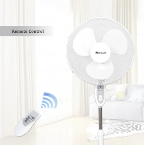 Plastic Stand Cooling Fan Pedestal Fan with Remote and Timer