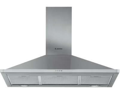 ARISTON AHPN9.4F/90cms HOOD / CHIMNEY- ISLAND