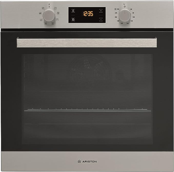 ARISTON FA3 540 HIX/60cms, 60°-250°, 8 Programs 66Liters Digital Display with Touch Controls Oven Fan