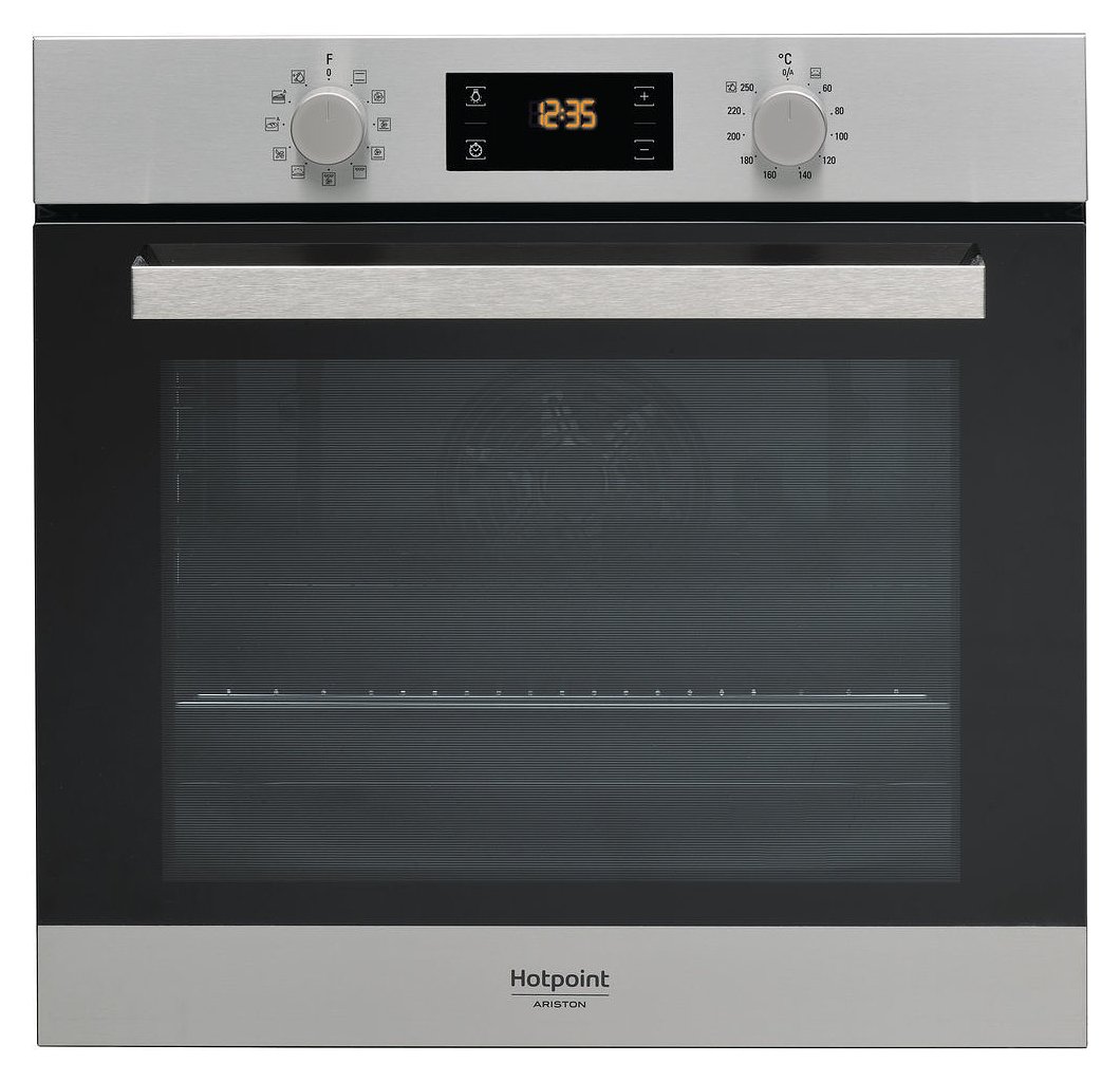 ARISTON FA3 841 HIX/60cms, 60°-250°, 11 Programs, 71Liters Digital Display with Touch Controls Oven Fan