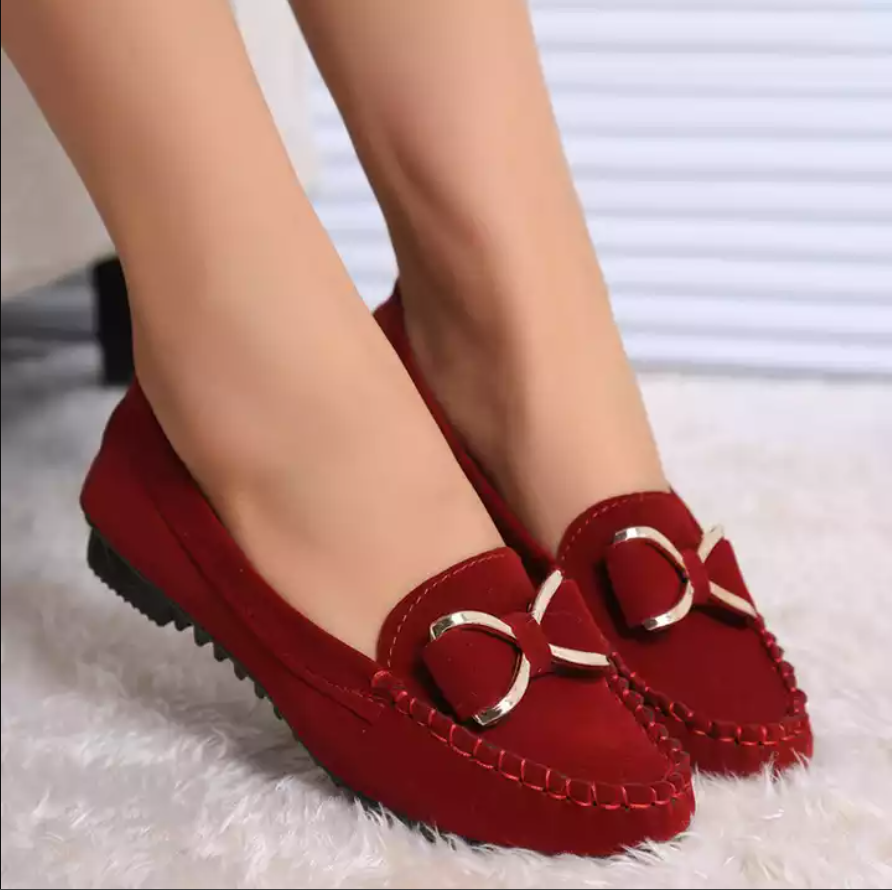 Women Flat Casual Lazy Low Top Loafer Shoes