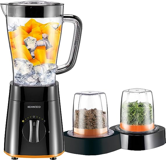 KENWOOD BLP15.360BK/500W 2L Glass Jug+Grinder+Multimill Attachment+ ice crushing(black)