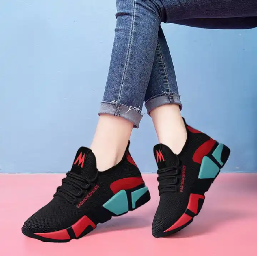 Women Fashion Lace-up Casual Sneakers Shoes
