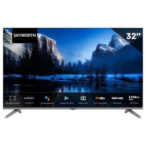 Skyworth 32STD6500, 32” Full HD Frameless Smart Android TV – Black