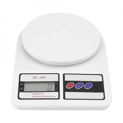 Sf400 Digital Kitchen Weighing Scale - white