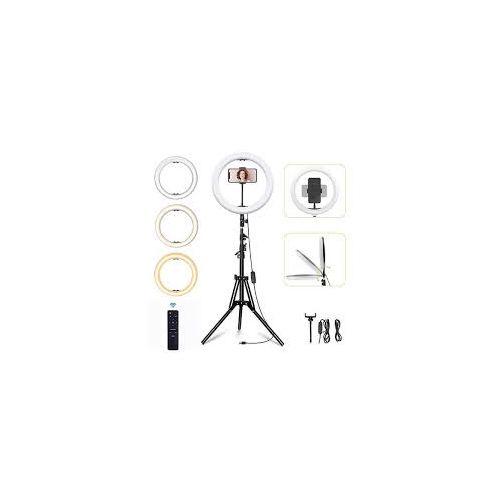 14 inch Ring Light With Stand, For Tik Tok, YouTube,Live stream - Black