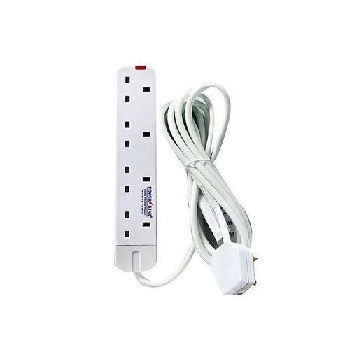 Extension Cable 4 way - White