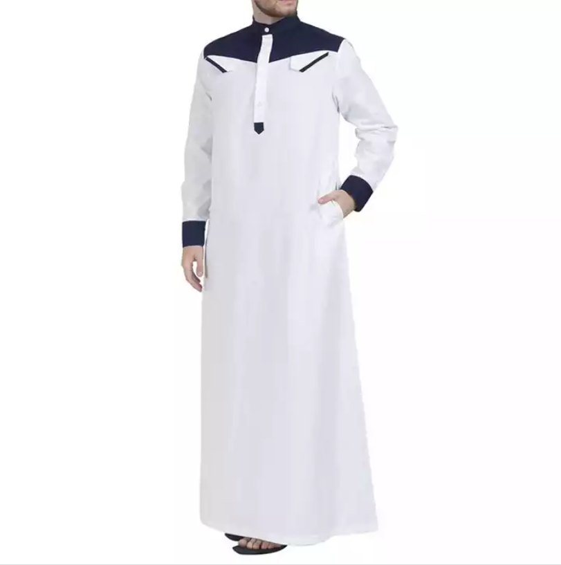 Long Sleeve Arab Turkish Kaftan Robe Clothing