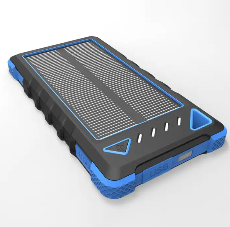 Solar Power bank 10000mah , Solar Power Bank Chargers USB Slim ,  Small Mini Solar Power Bank 10000mah