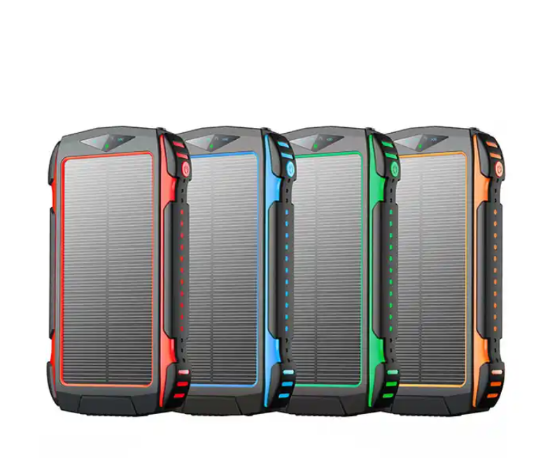 Outdoor Oem Wireless Solar Power Banks 20000Mah Fast Charging Charger