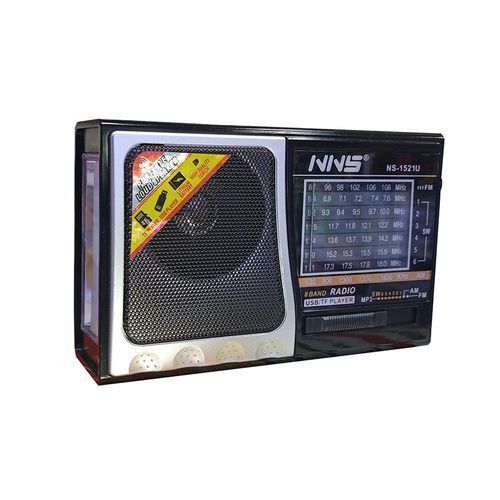 Portable NS-1521 Music Player Radio With USB/TF Payer- black