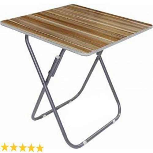 Wooden Folding Reading Table 60cm x 60cm - Brown.