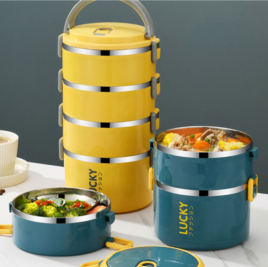 Thermal Multi Layer Stainless Lunch Boxes