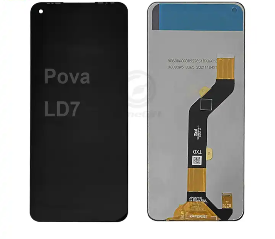 6.8" Pantalla For Tecno Pova LD7 LD7j LCD Display Touch Screen Digitizer Assembly For Tecno Pova Ecran LCD de Celulares Reparar