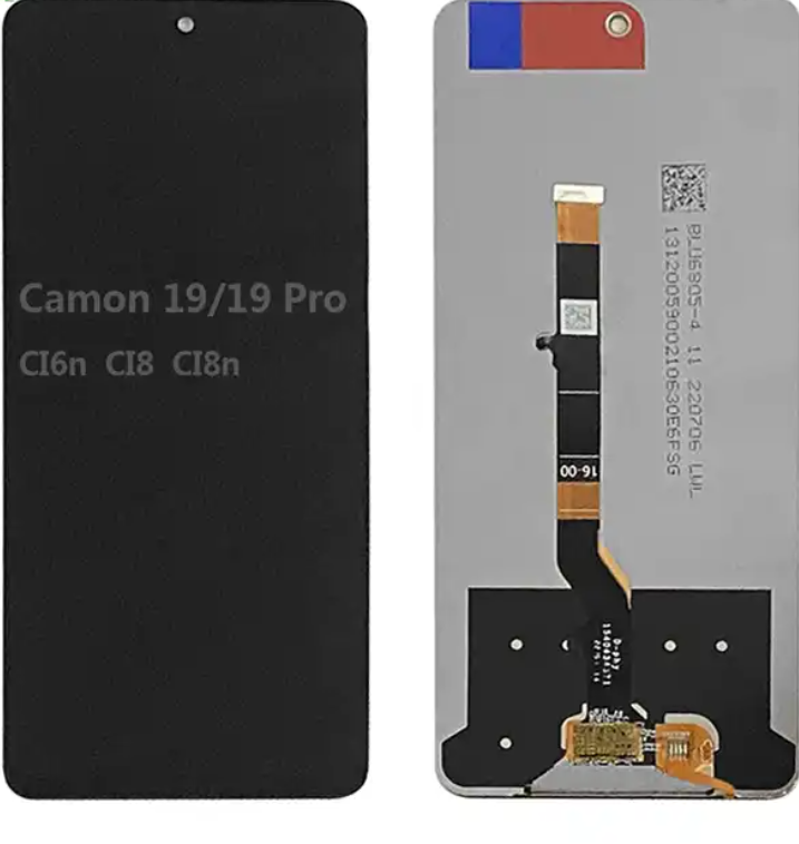 6.8" Pantalla LCD For Tecno Camon 19 CI6n LCD Display Touch Screen Digitizer For Tecno Camon 19 Pro CI8 CI8n Ecran LCD Completo