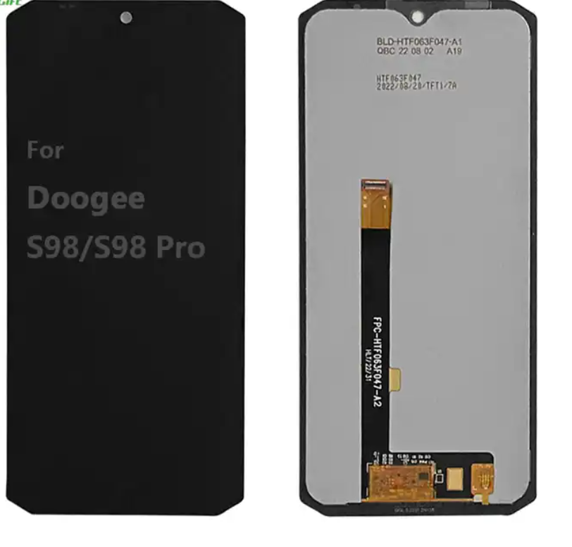 6.3" Pantalla Lcd for Doogee S98 LCD Display with Touch Screen Digitizer Assembly for Doogee S98 Pro Ecran LCD Sensor Completo