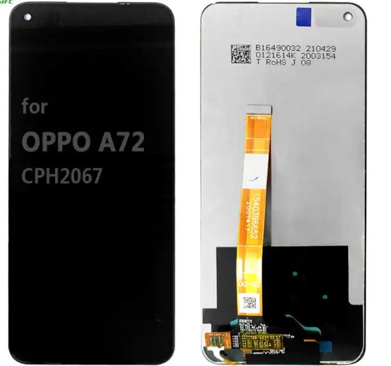 6.5"Original Pantalla LCD For Oppo A72 2020 4G Global CPH2067 LCD Display with Touch Screen Digitizer for OppoA72 Ecran LCD