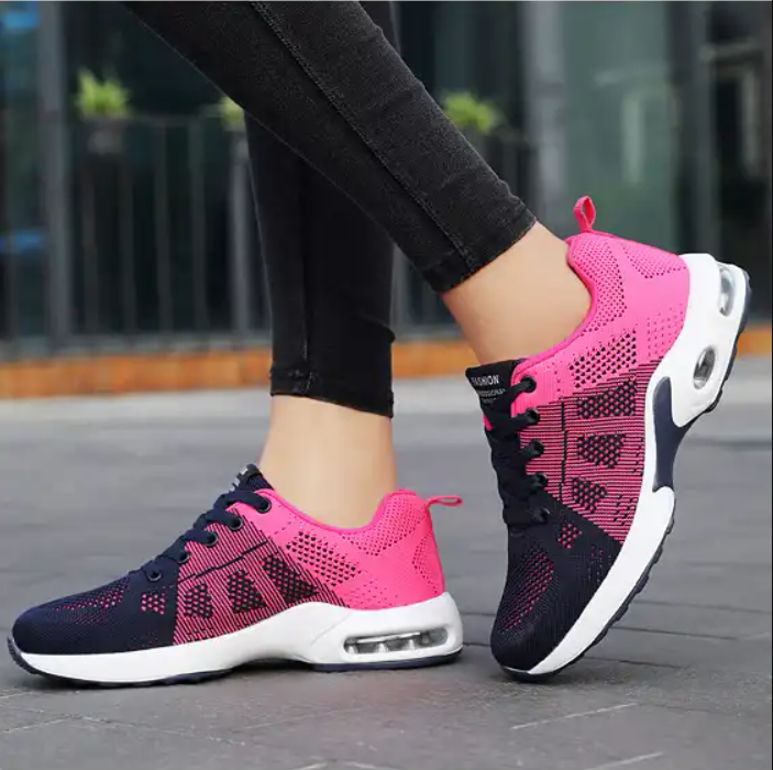 Light Breathable Mesh Upper Women Casual Sports Shoes