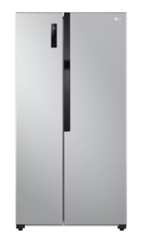 LG Fridge 519 Litres, Side by Side, Smart Inverter Compressor, Shiny Steel