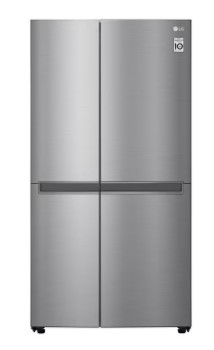 LG Fridge 649 Litres, Side by Side, Smart Inverter Compressor, Shiny Steel