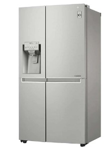 LG Fridge, 810 Litres, Smart Inverter Comp,Shiny Steel, Hygiene Fresh Water Dispenser, Ice maker, side by side