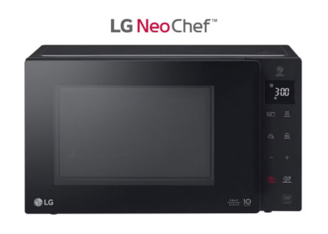 23 Litres Neo Chef Microwave Sleek & Powerful Grill 1700W - Black