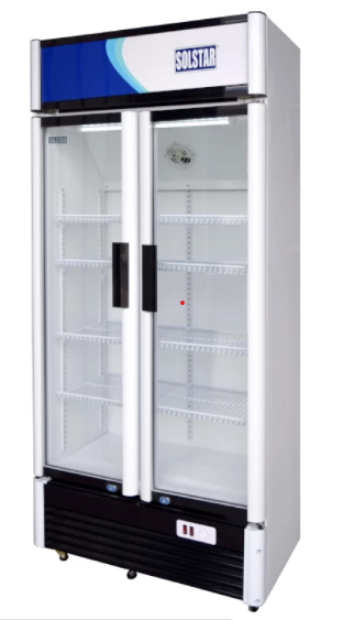 Solstar Vertical Cooler 650Ltrs Double (VC 6500-WHV SS)