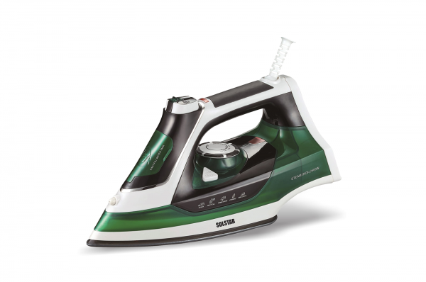 Solstar Steam Iron,Green, 2500W