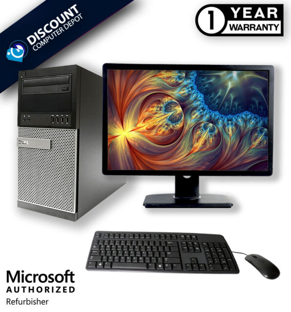 Dell OptiPlex 390 Intel core i5 8gb Ram, 256 GB SSD Desktop – Black