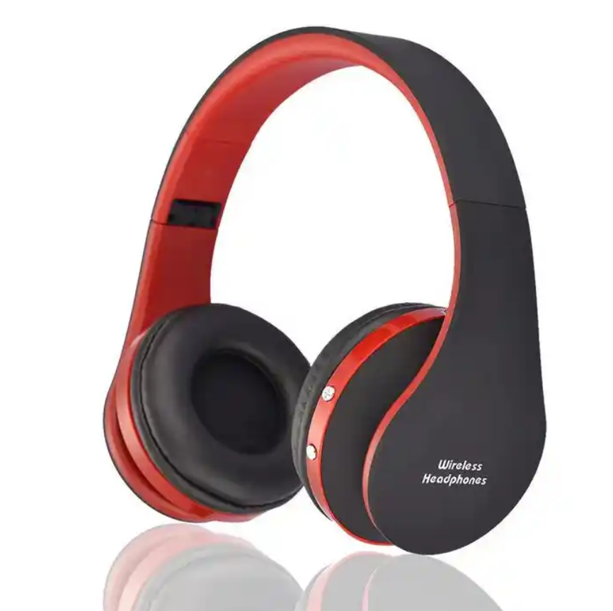 OEM wireless headphone Noise cancelling earphone Foldable Headset With Microphone Volume Control