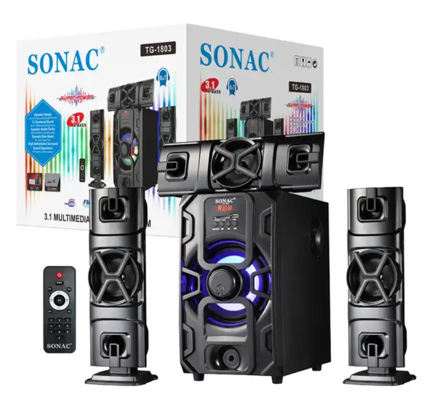 SONAC TG-1803 Multimedia 5.1 Speaker Home Theatre Subwoofer