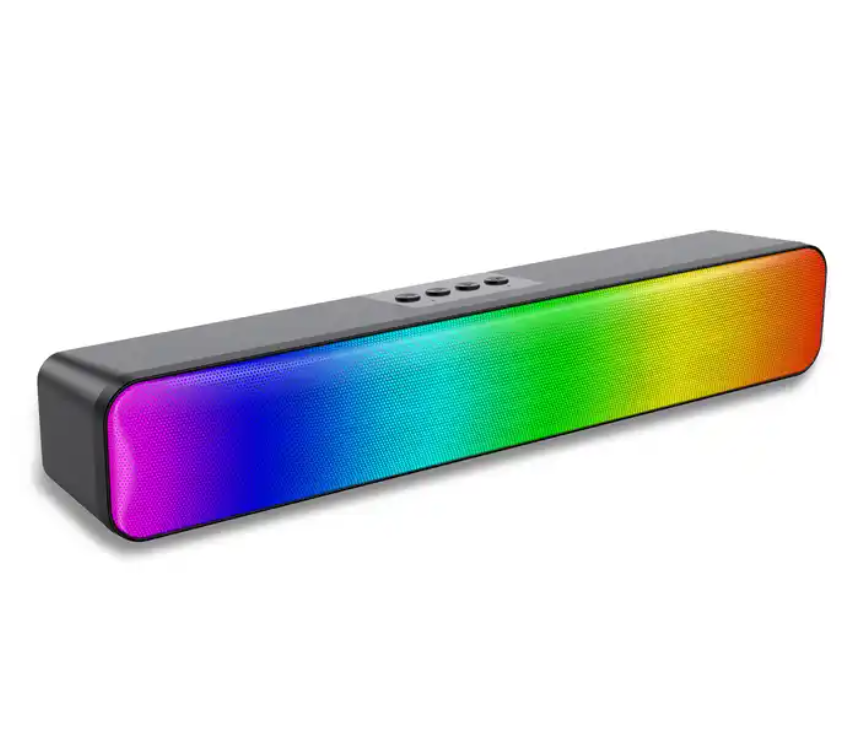 Museeq wholesale Portable speaker wireless bluetooth Soundbar Wireless Surround Sound system Mini RGB Light Sound Bar Speakers