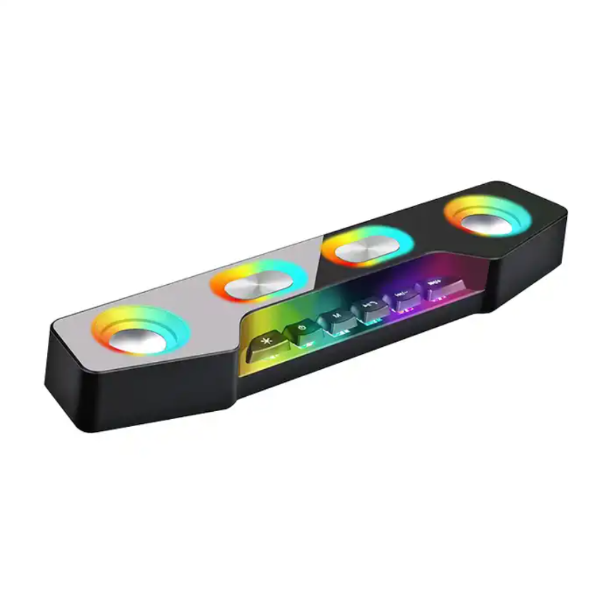 Bluetooth Sound Bar for TV Computers Parlantes-bluetooth Barra De Sonido Wireless Sound Activated Rgb Light Bar