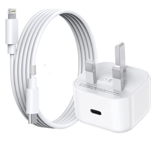 IPhone 20W USB-C Fast Charging Power Adapter With Cable - White