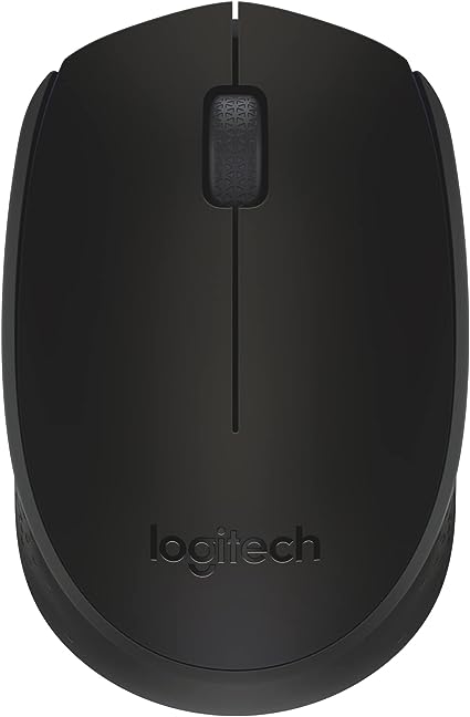 Logitech M170 Wireless Mouse– For Computer and Laptop Use, USB Receiver - Grey