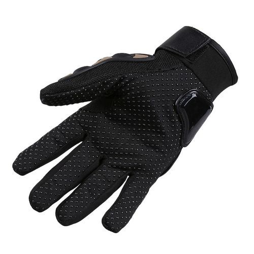 Motorcycle Full Finger Gloves - Black