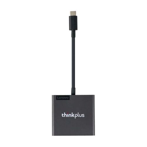 Thinkplus USB Type C to HDMI 4K VGA Video Adapter Converter 1080P - Black