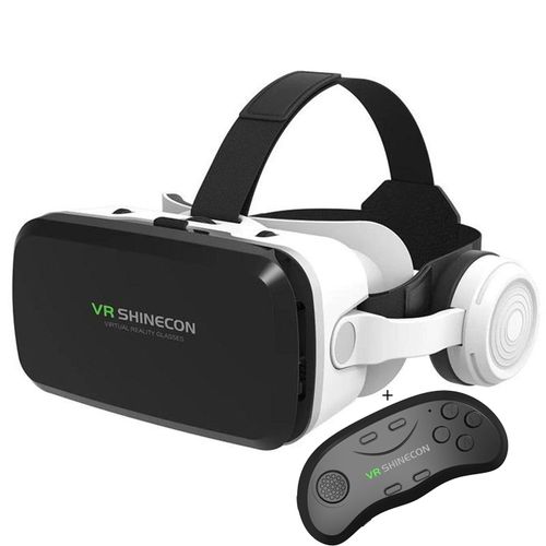 VR SHINECON Virtual Reality Bluetooth Headset SC-G04DBS +Remote