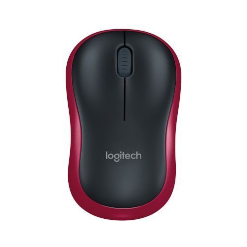 Logitech M185 Wireless Wifi Mouse -Red