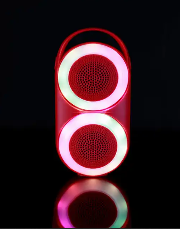 Museeq Portable Party Bluetooth Speaker With RGB Flashlight Radio USB Playback Outdoor Mini Bluetooth Speaker